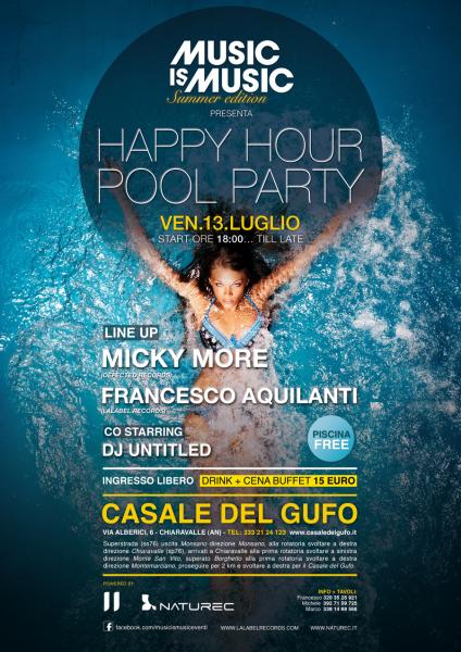 Music IS Music presenta: Happy Hour / Pool Party