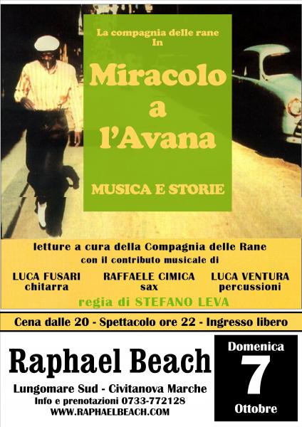 Miracolo a l'Avana - Voci narranti at Raphael Beach