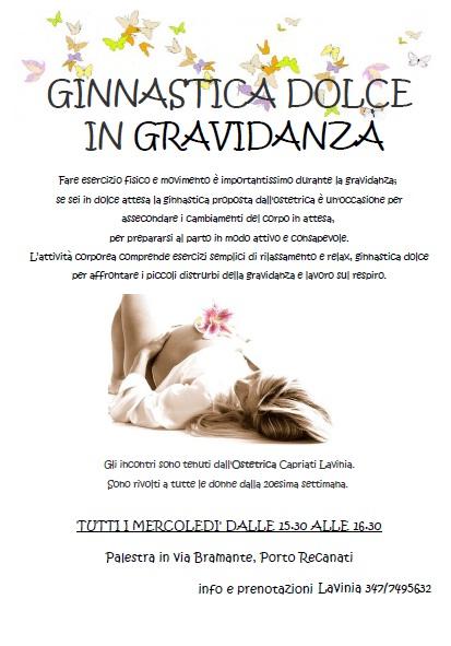 Incontri di Ginnastica dolce in Gravidanza