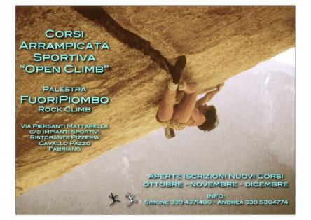 Corsi arrampicata sportiva 