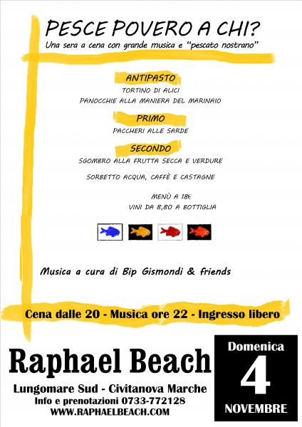 Bip Gismondi live - Degustazione & Musica @ Raphael Beach