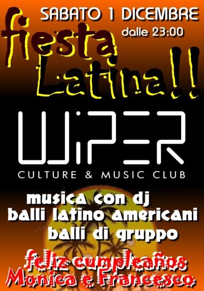 Fiesta Latina! @ Wiper Club