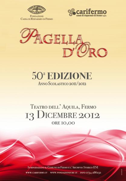 Pagella d'Oro 2012