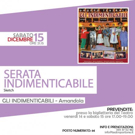 Serata indimenticabile