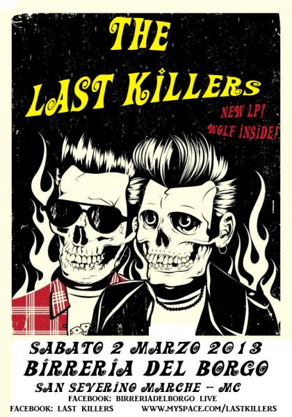 Sabato 2 marzo THE LAST KILLERS @ Birreria del borgo