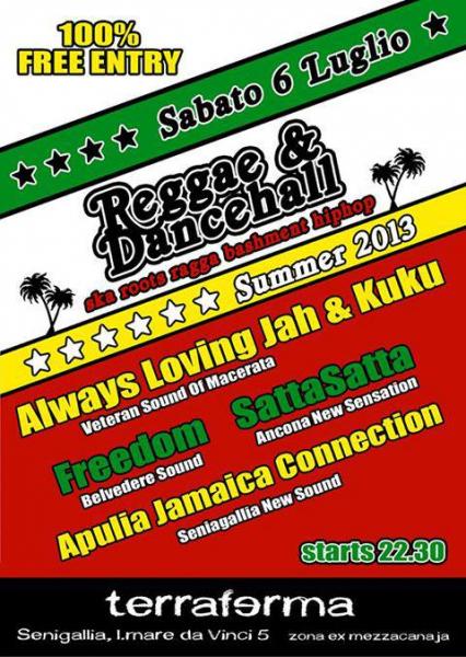 Reggae & Dancehall al Terraferma