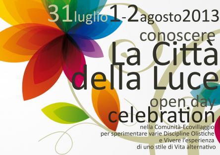 OPEN DAY alla CITTA' DELLA LUCE