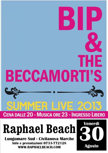 BECCAMORTI’S – Live at Raphael Beach