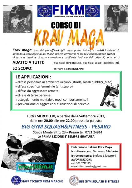 Corso di Difesa Personale con sistema Krav Maga