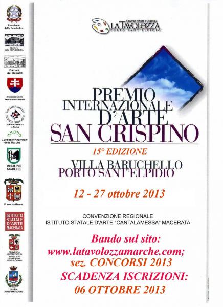 15^ edizione della Rassegna Internazionale d’Arte “PREMIO SAN CRISPINO”