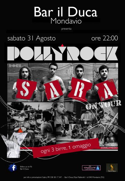 POLLYROCK al BAR IL DUCA MONDAVIO 31-08-2013