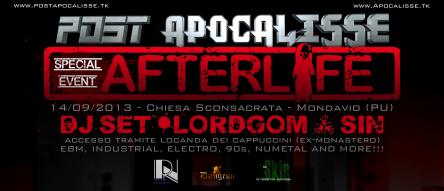 POST APOCALISSE - ? AFTERLIFE ? - SPECIAL EVENT