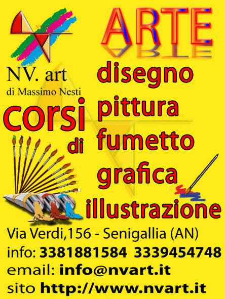 CORSI DI DISEGNO, PITTURA, FUMETTO, ILLUSTRAZIONE, ANIMAZIONE E GRAFICA