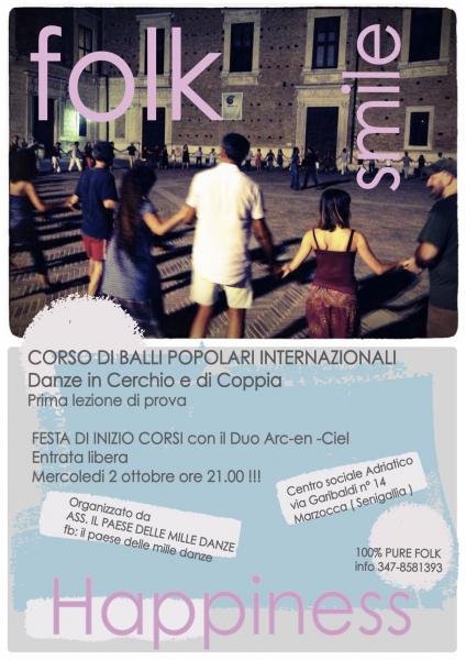 CORSO DI DANZE FOLK!