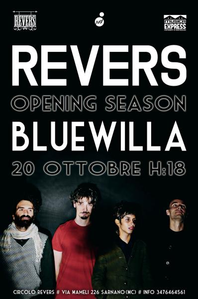 BLUE WILLA al Circolo REVERS