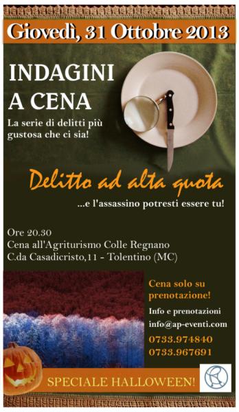 Indagini a Cena - l'assassino sei tu!