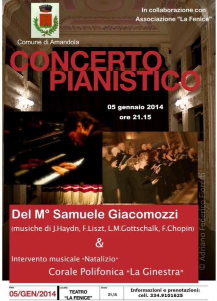 Concerto pianistico - Teatro La Fenice (Amandola)