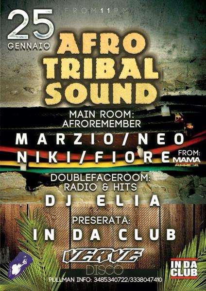 AFRO TRIBAL SOUND guest DJ FIORE