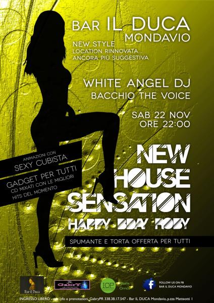 NEW HOUSE SENSATION - BAR IL DUCA Mondavio 22-11-2014