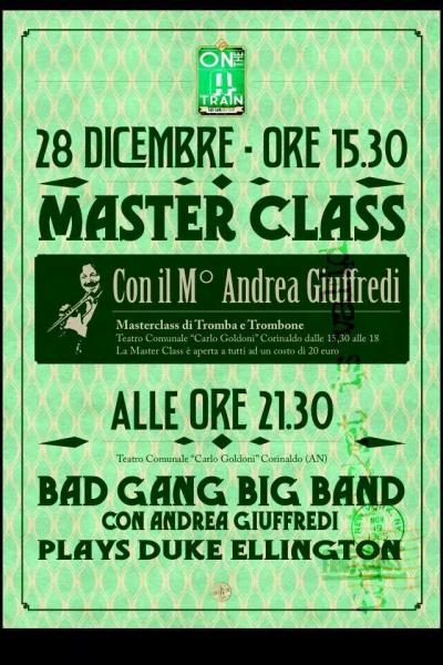 Bad Gang Big Band in concerto al Teatro Goldoni di Corinaldo special guest Andrea Giuffredi