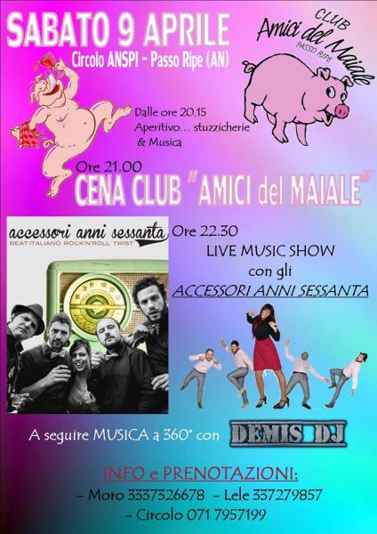 CENA & MUSICA con il Club 