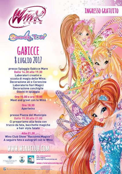 Winx Summer tour Gabicce