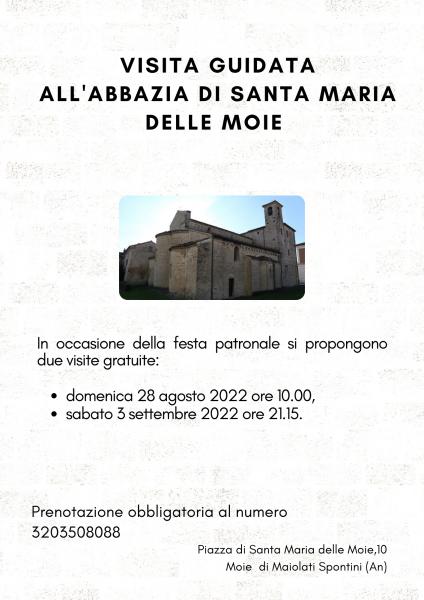 Visita guidata all'Abbazia di Santa Marie delle Moie