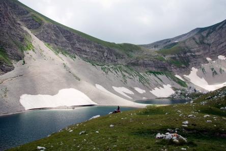 Il Lago di Pilato da Foce