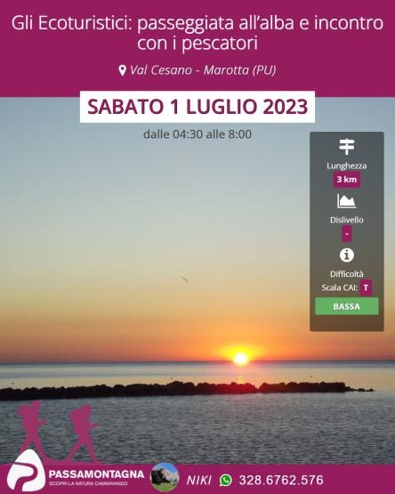 Gli Ecoturistici: passeggiata all’alba e incontro con i pescatori