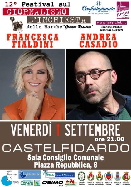 Francesca Fialdini ed Andrea Casadio a Castelfidardo