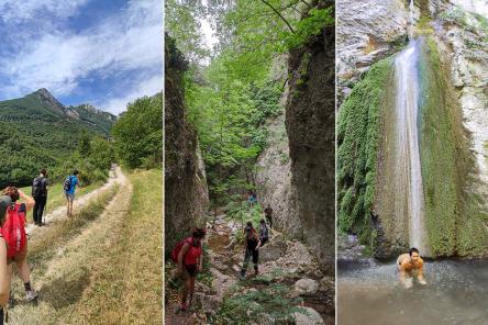 Rio Terro e bagno sotto la cascata