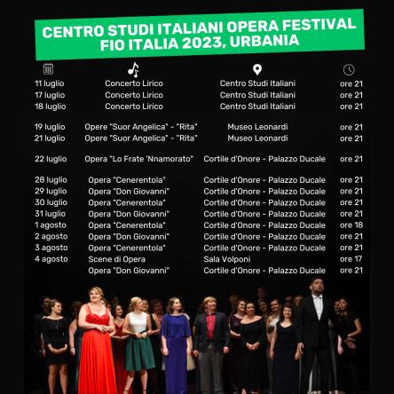 CENTRO STUDI ITALIANI OPERA FESTIVAL 2023