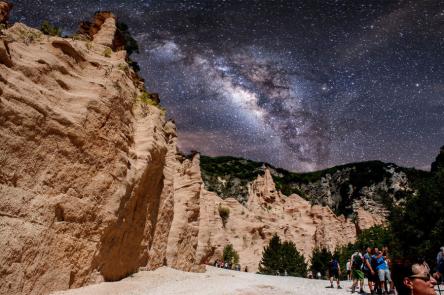 Le Lame Rosse alle ultime luci del giorno