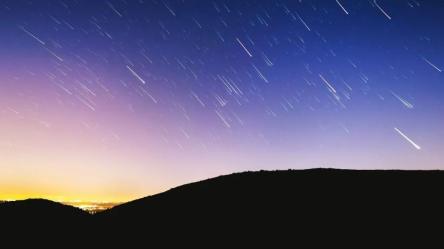 Tramonto e stelle cadenti dal Monte Fiegni