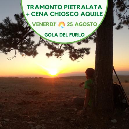 Escursione al Tramonto sul monte Pietralata