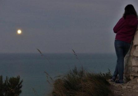 Da Sirolo al Passo del Lupo per l'alba della Luna piena