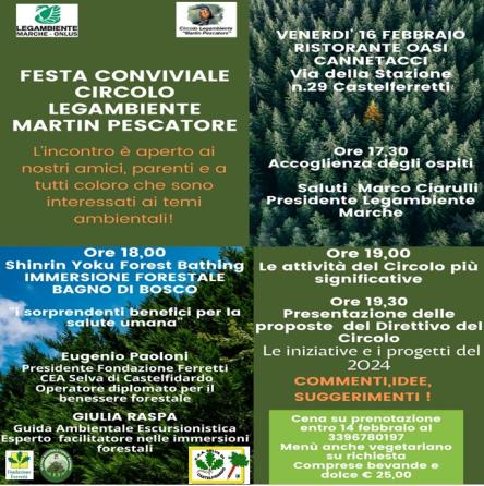 CONFERENZA SUL FOREST BATHING