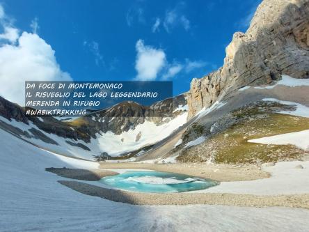 Lago di Pilato al disgelo