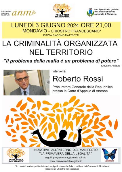 La criminalità organizzata nel territorio