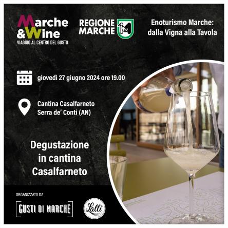 Degustazione e visita alla cantina Casalfarneto