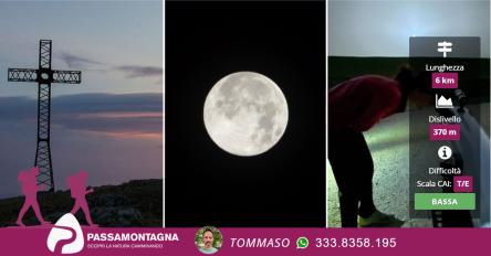 San Vicino: tramonto, stelle, luna con Telescopio