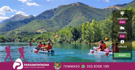 Lago di Fiastra: escursione in canoa e bagno (mattina)