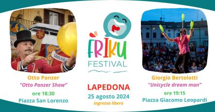 Friku Festival a Lapedona con clown e artisti di strada