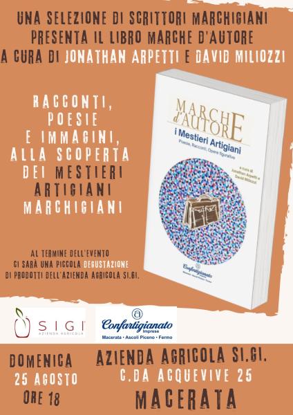 Presentazione del libro Marche d'Autore