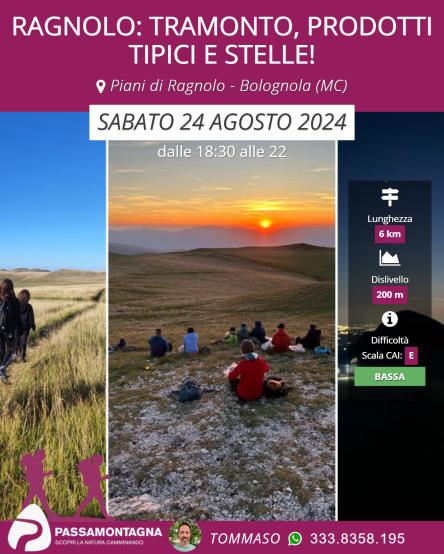 Ragnolo: tramonto, prodotti tipici e stelle!