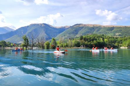 Lago di Fiastra: tour in canoa e bagni