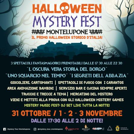 Halloween Mystery fest Montelupone