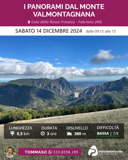 I panorami dal Monte Valmontagnana