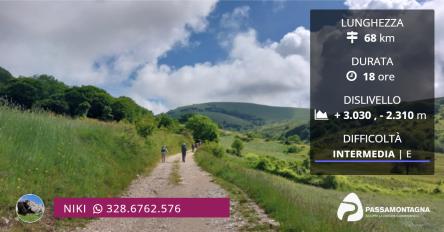 Grande Anello dei Sibillini, da Fiastra a Castelluccio