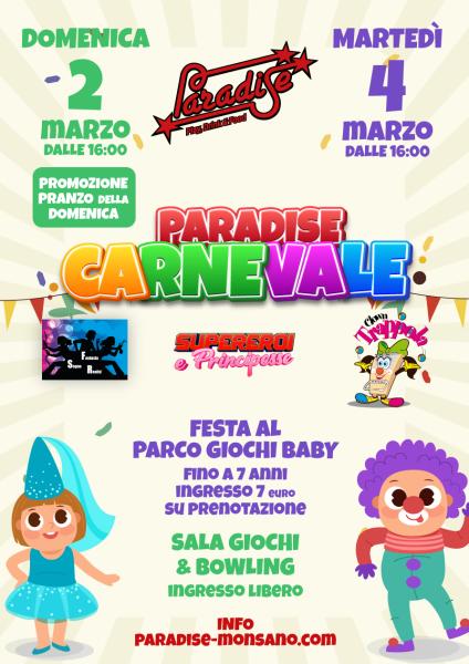 Festa di Carnevale con i SuperEroi